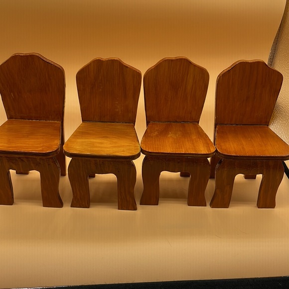 Set Toy Furniture wood Handmade 6 Peace’s for Dollhouse - Picture 9 of 16